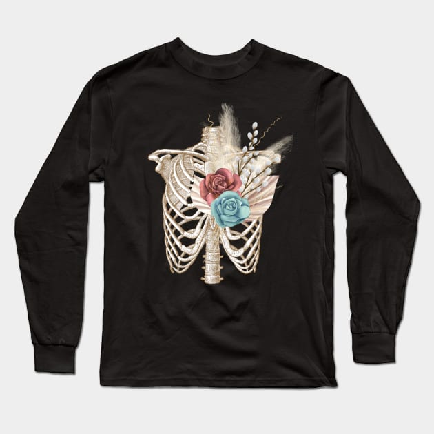 Floral Bohemian. Long Sleeve T-Shirt by FUNNYTIMES